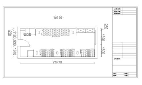 哪里有双层铁床设计图？